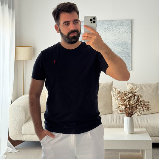 טי שירט ראלף לורן בצבע כחול כהה נייבי