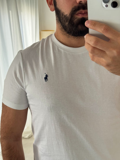 טי שירט ראלף לורן בצבע לבן