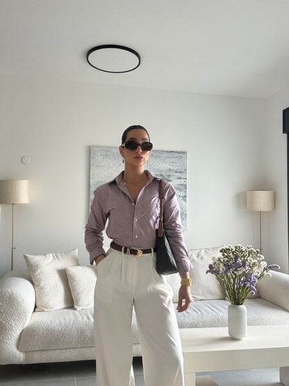 חולצה מכופתרת פולו ראלף לורן בסגול