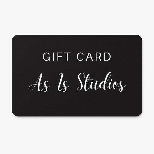 גיפט קארד AS IS STUDIOS